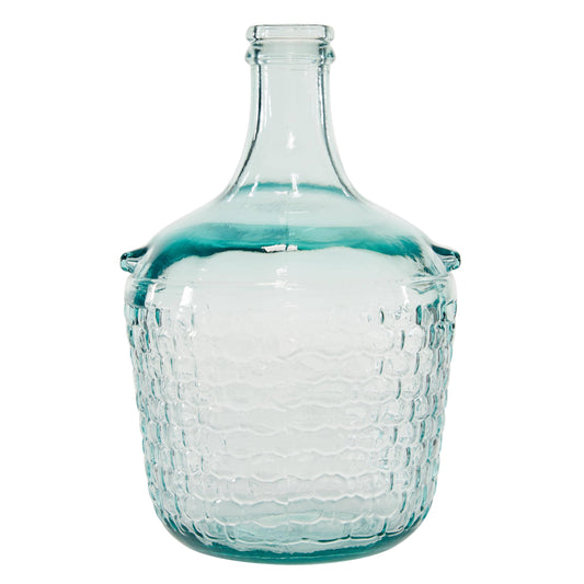Coastal Clear Recycled Glass Vase