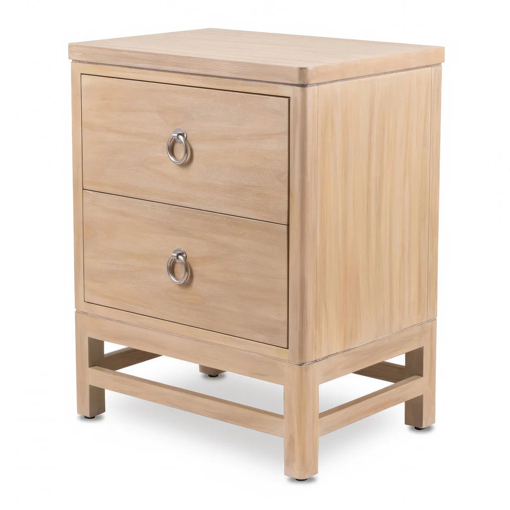 SeaWinds Monterey 2 Drawer Electrified Nightstand
