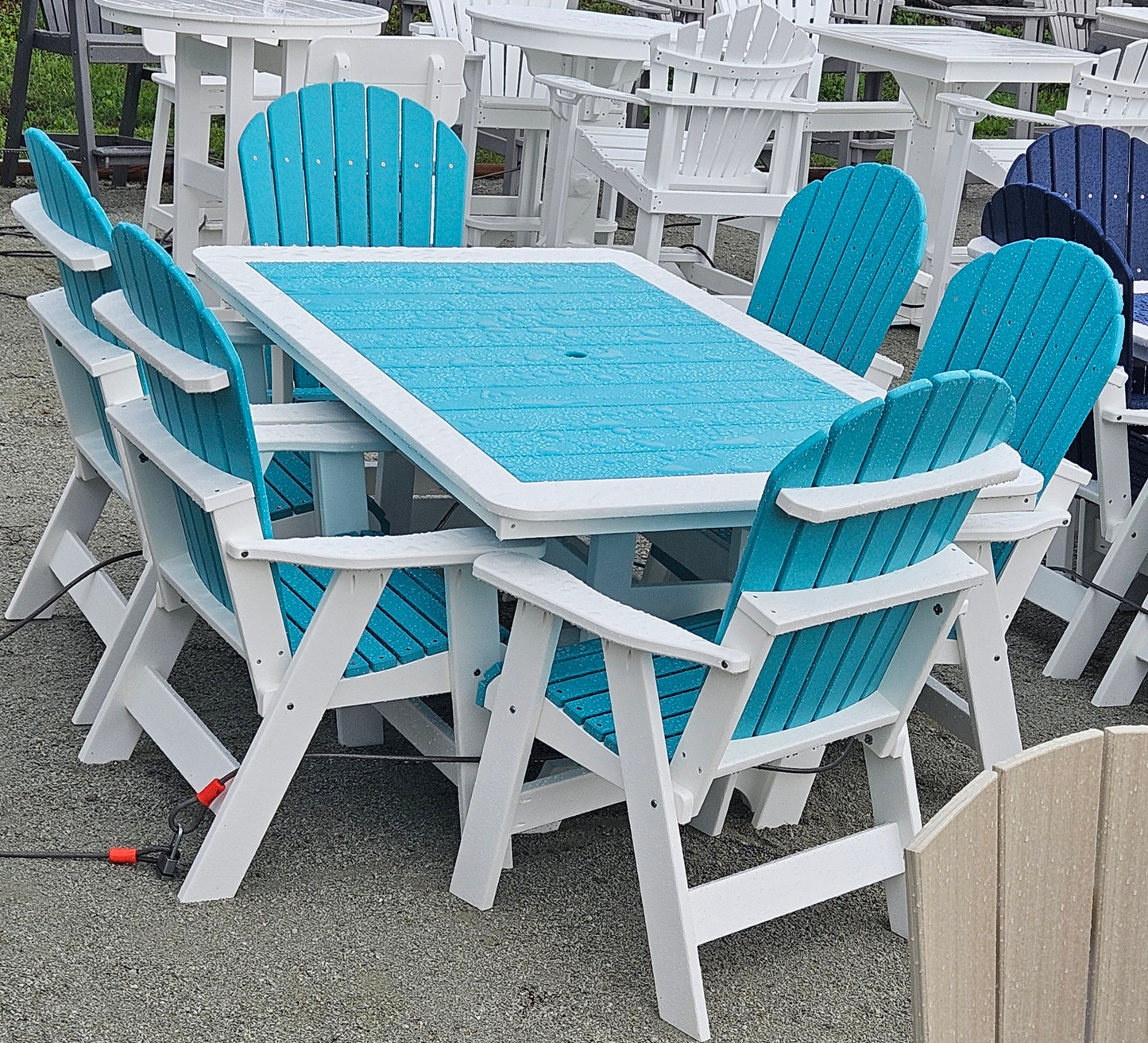 Tru180 6 Top Dining Table Set