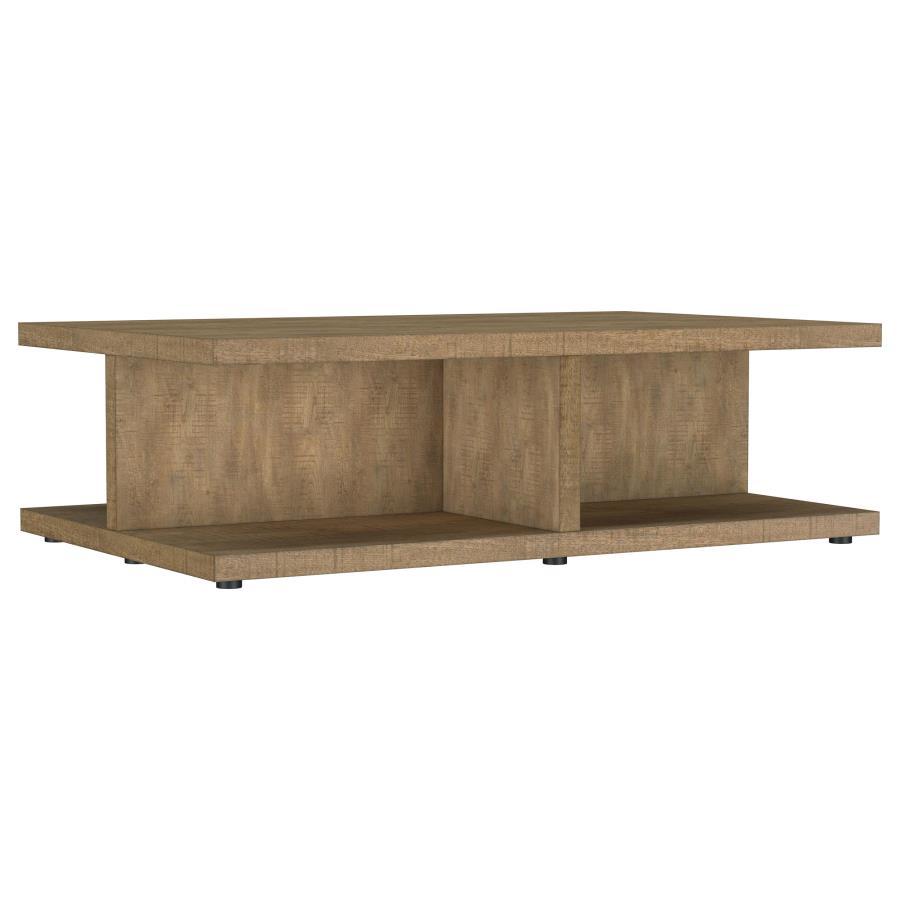 Cortona - Square Engineered Wood Cocktail Coffee Table - Mango