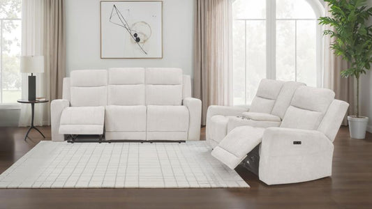 Kennett - Chenille Power Reclining Sofa Set