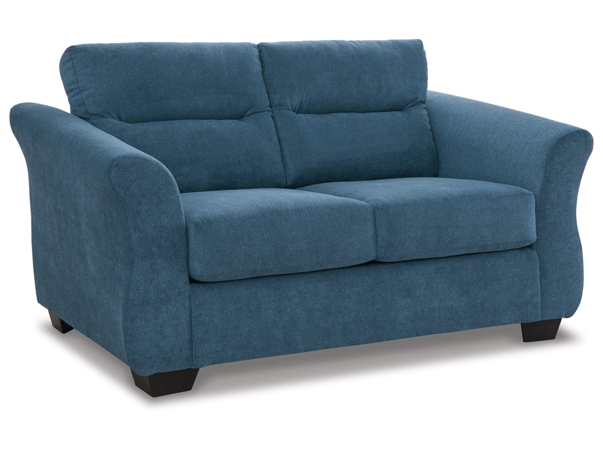 Miravel Indigo Loveseat