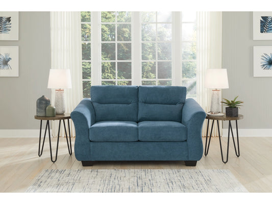 Miravel Indigo Loveseat