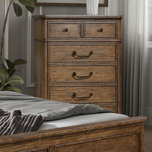 Harrison Heights - 5 Drawer Chest - Sienna