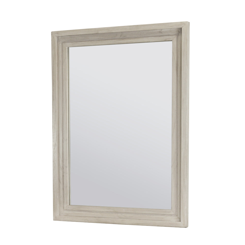 Ocean Isles Mirror Aged Ivory Finish