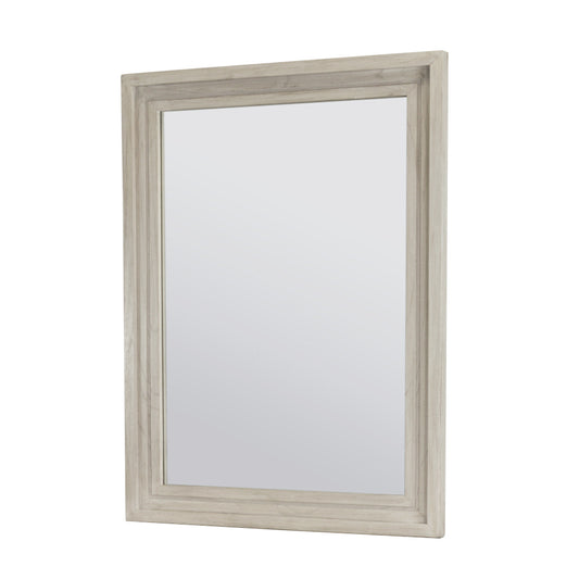 Ocean Isles Mirror Aged Ivory Finish