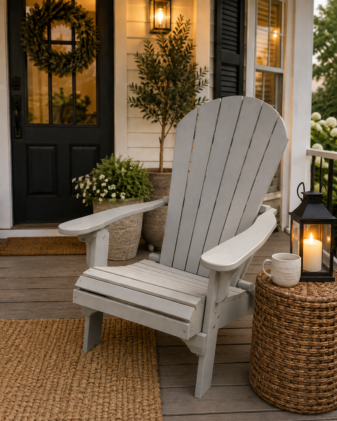 Backyard Folding Adirondack Chair