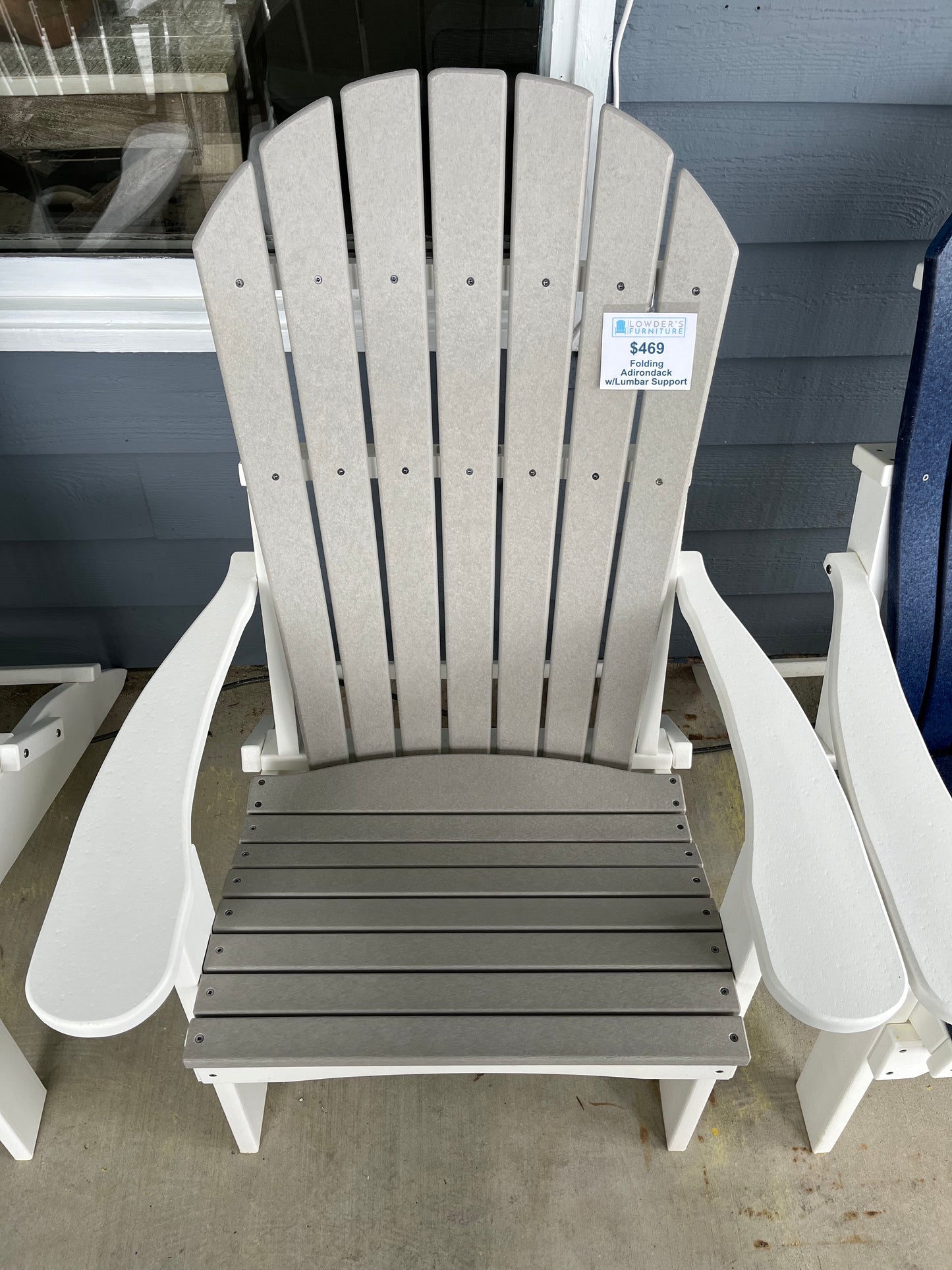 Tru180 Folding Adirondack Chair w/ Lumbar Support
