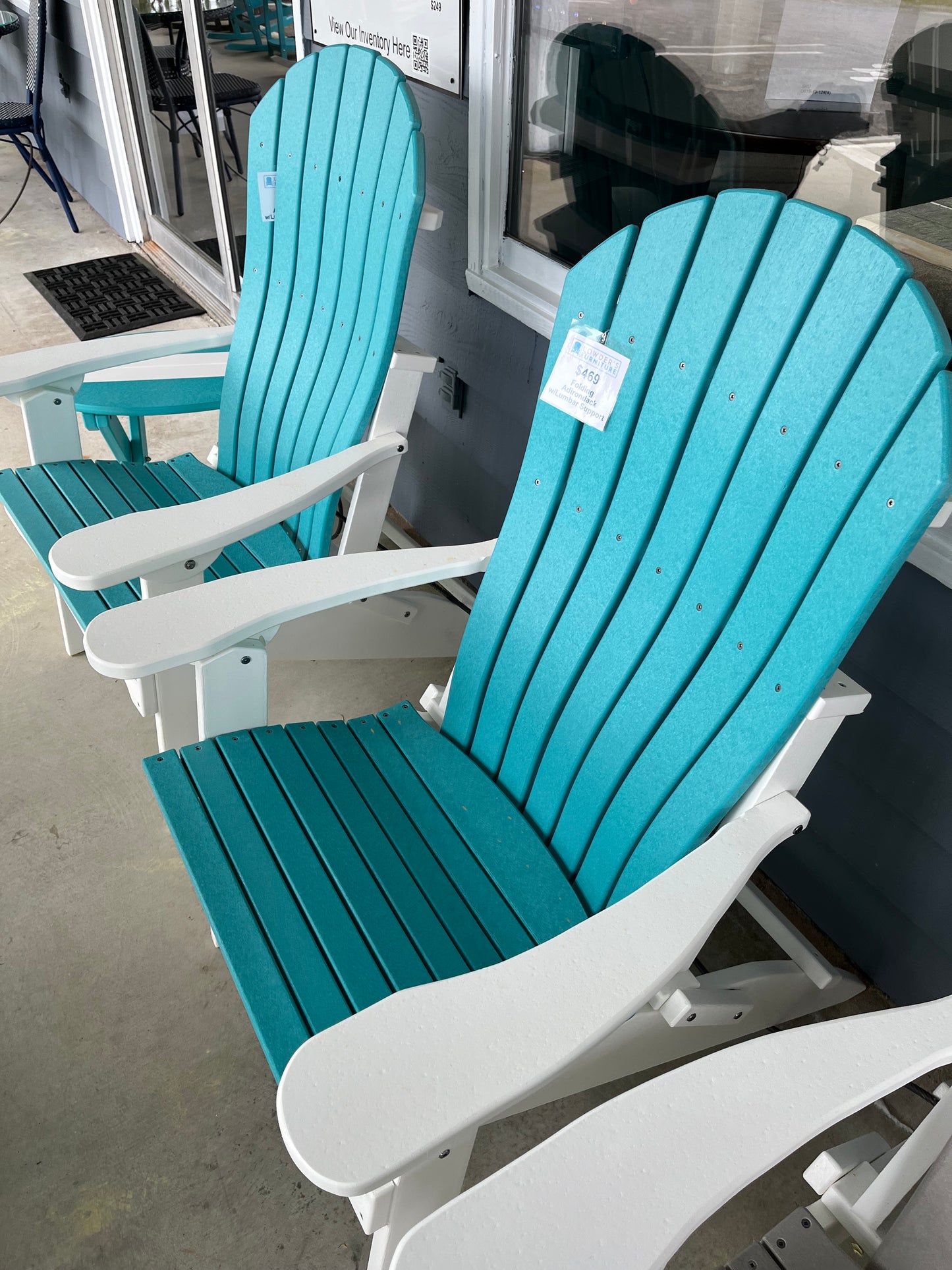 Tru180 Folding Adirondack Chair w/ Lumbar Support