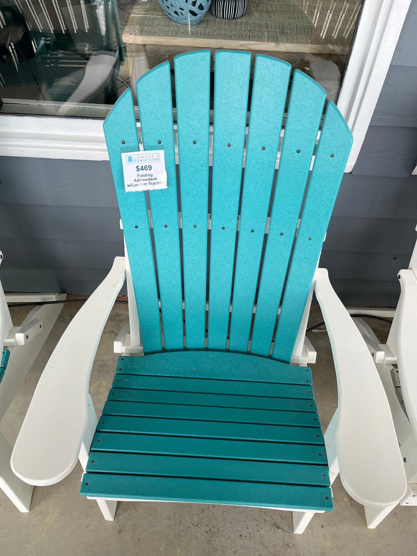 Tru180 Folding Adirondack Chair w/ Lumbar Support