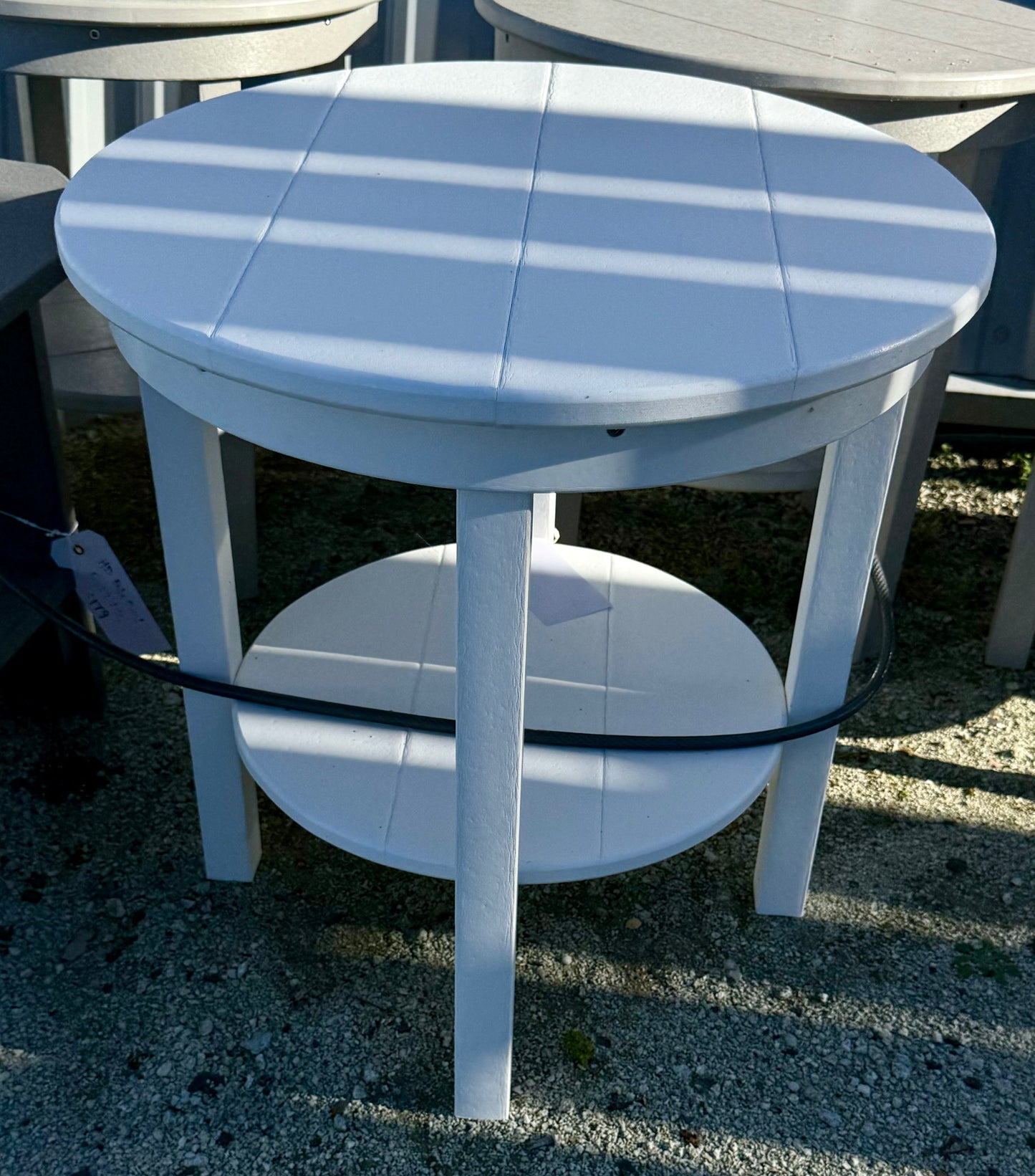 Tru180 20" Round End Table - Dining Ht