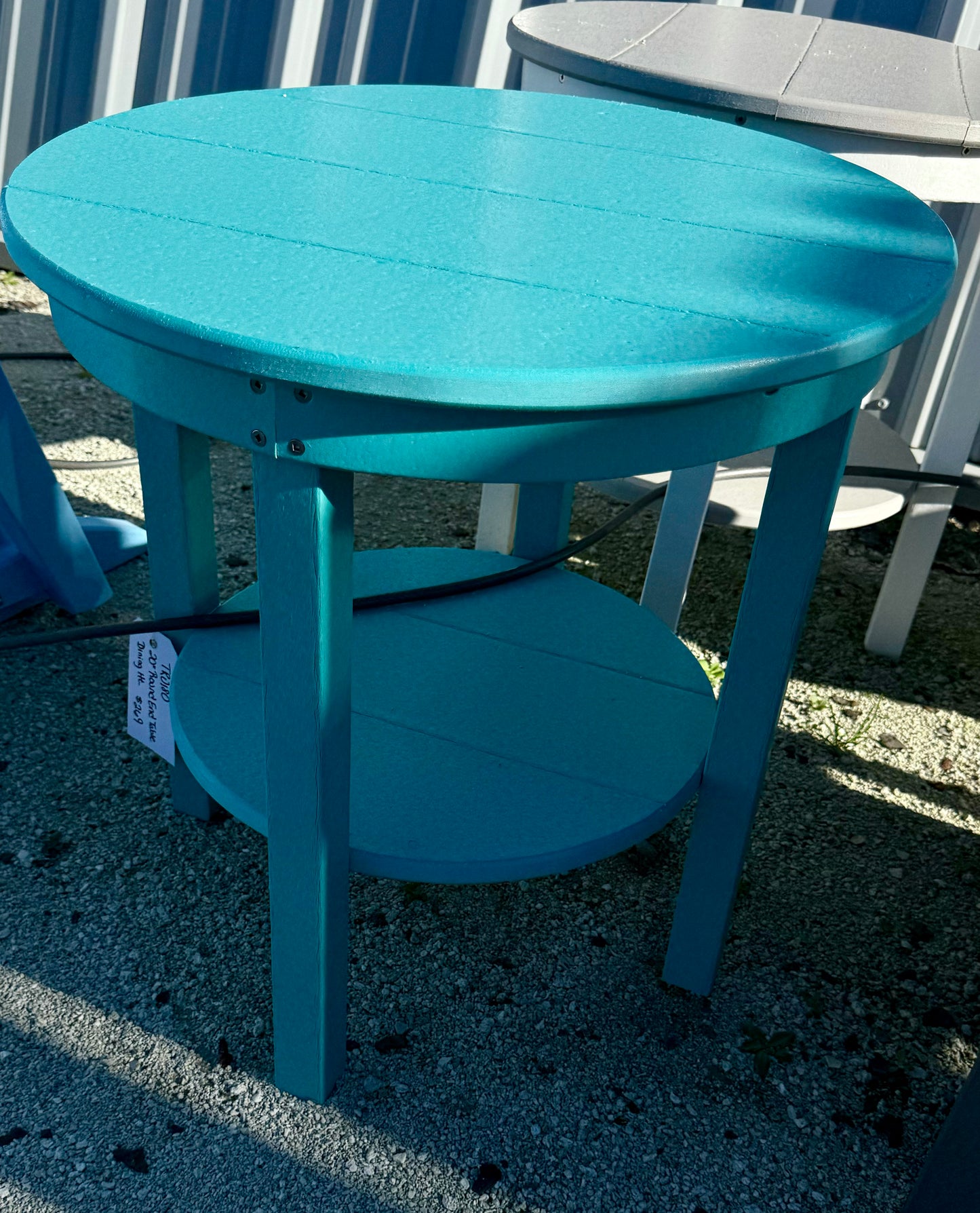 Tru180 20" Round End Table - Dining Ht