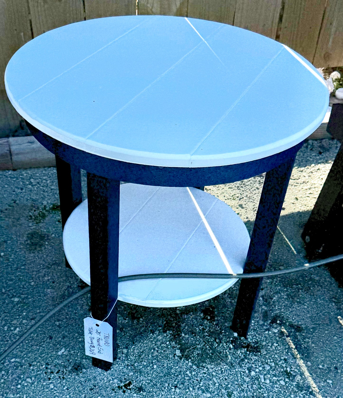 Tru180 20" Round End Table - Dining Ht