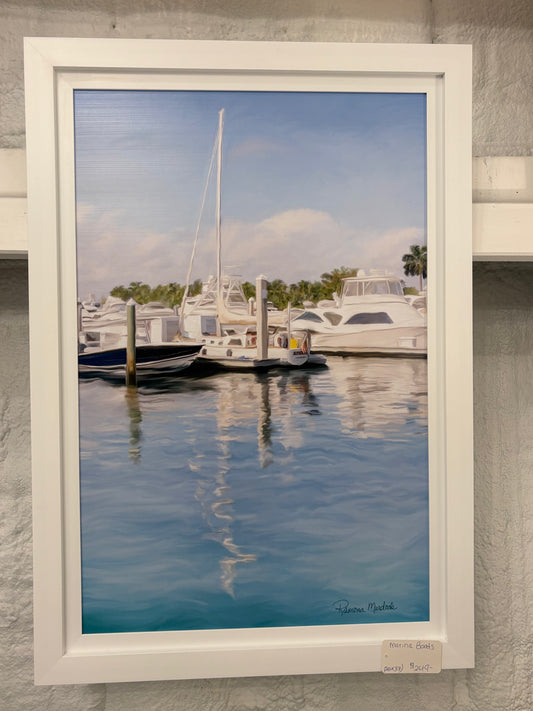 Marina boats - Wall Art