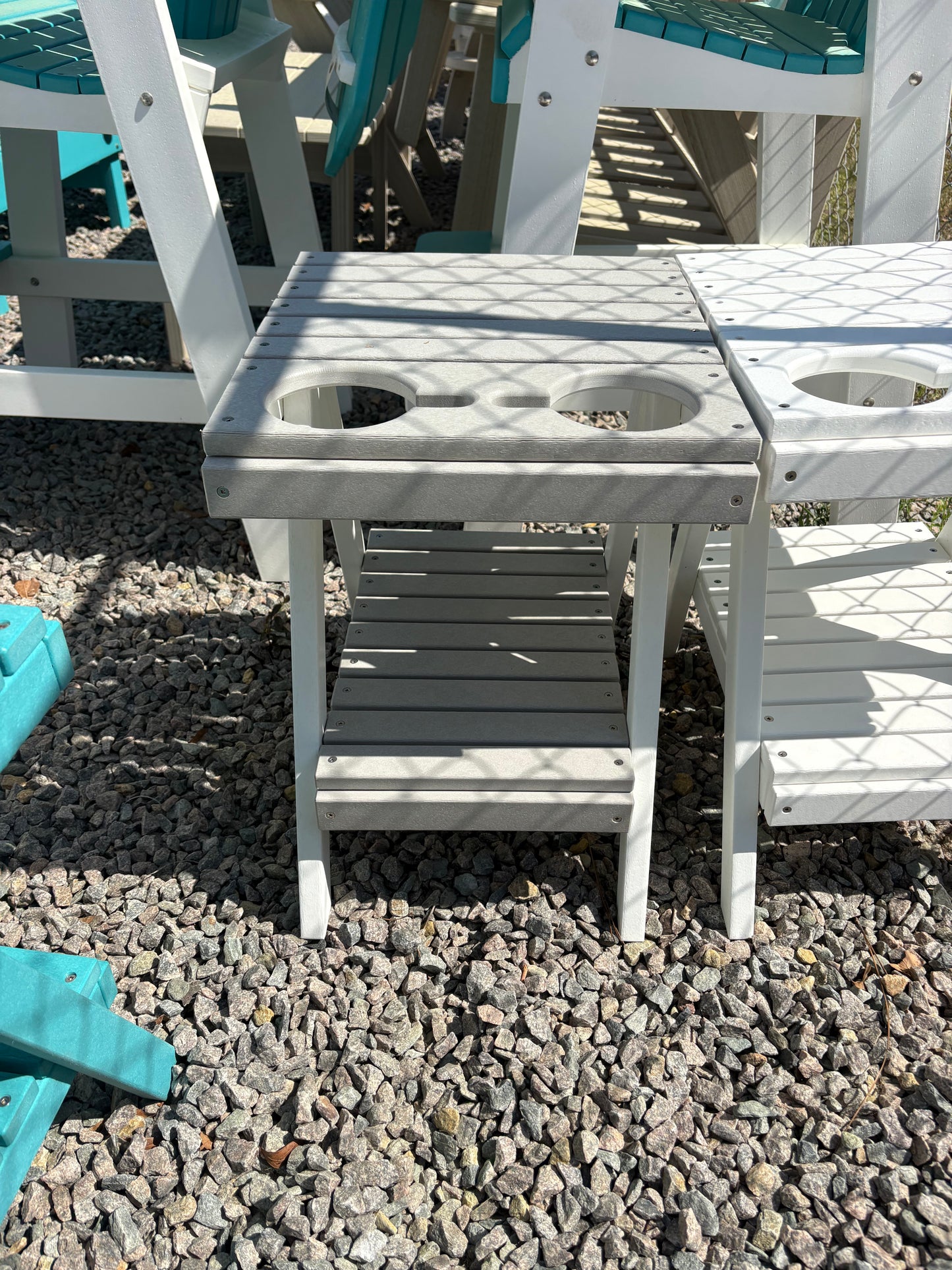 Tru180 End Table w/Cupholder - dining height