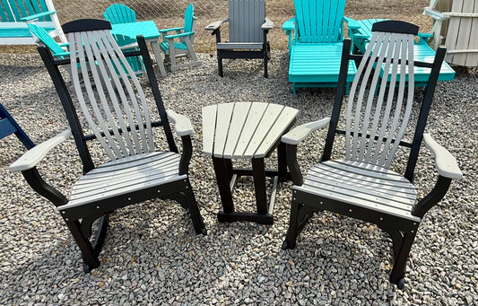 Backyard Bahia Vista Rockers & Table