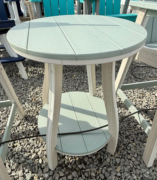 Beaver Dam Serenity Round End Table - Woodgrain Color