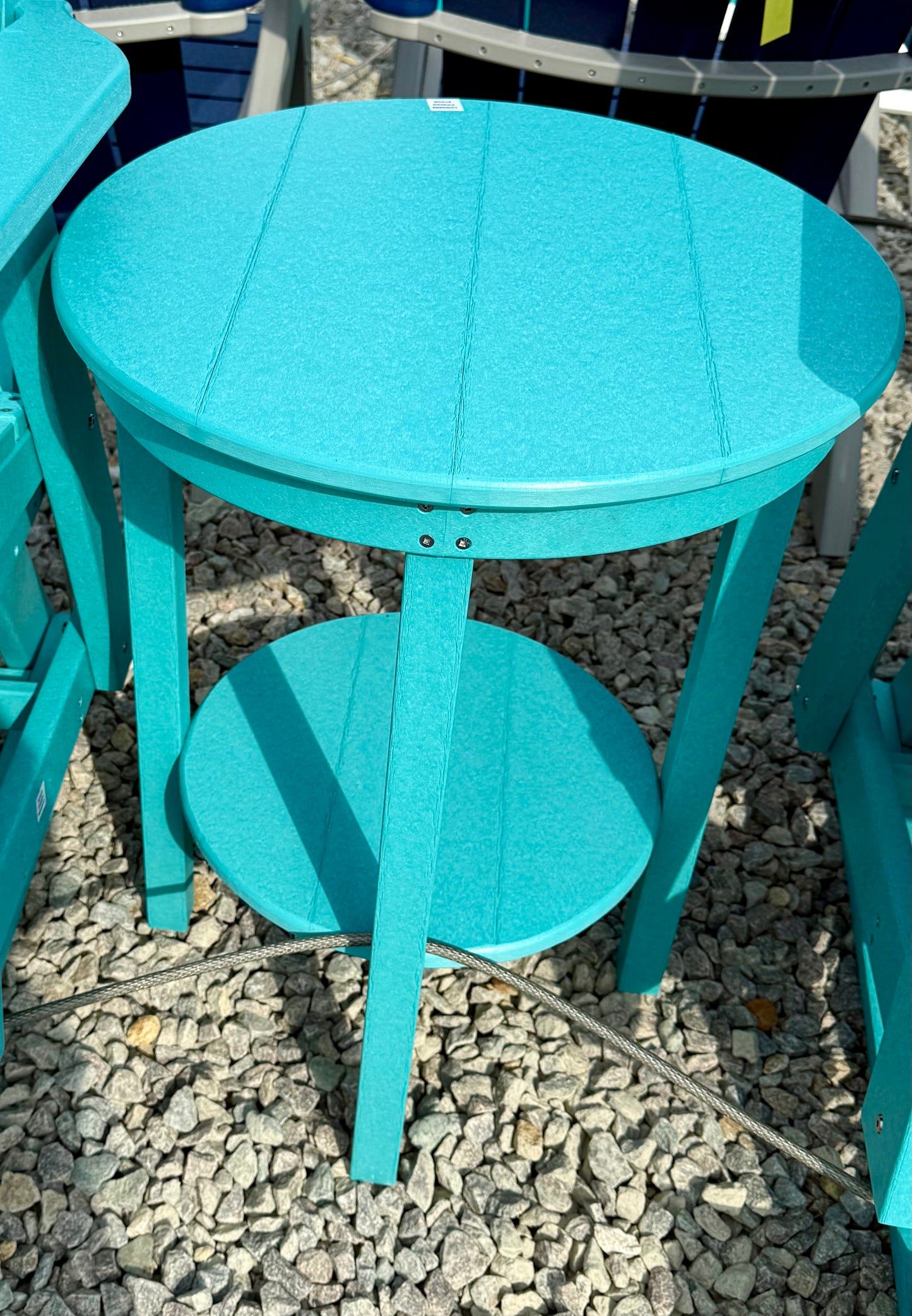 Tru180 20" Round End Table - Counter Ht