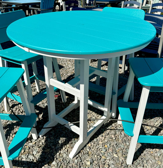 King Casual 44" Round Bar Prince Table