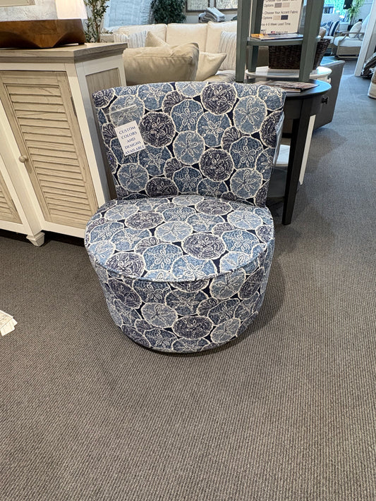 Armless Barrel Chair