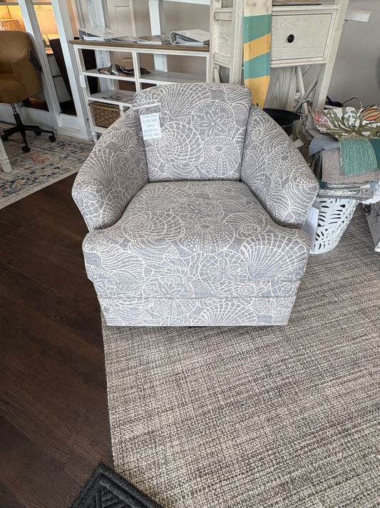 Swivel Barrel Chair