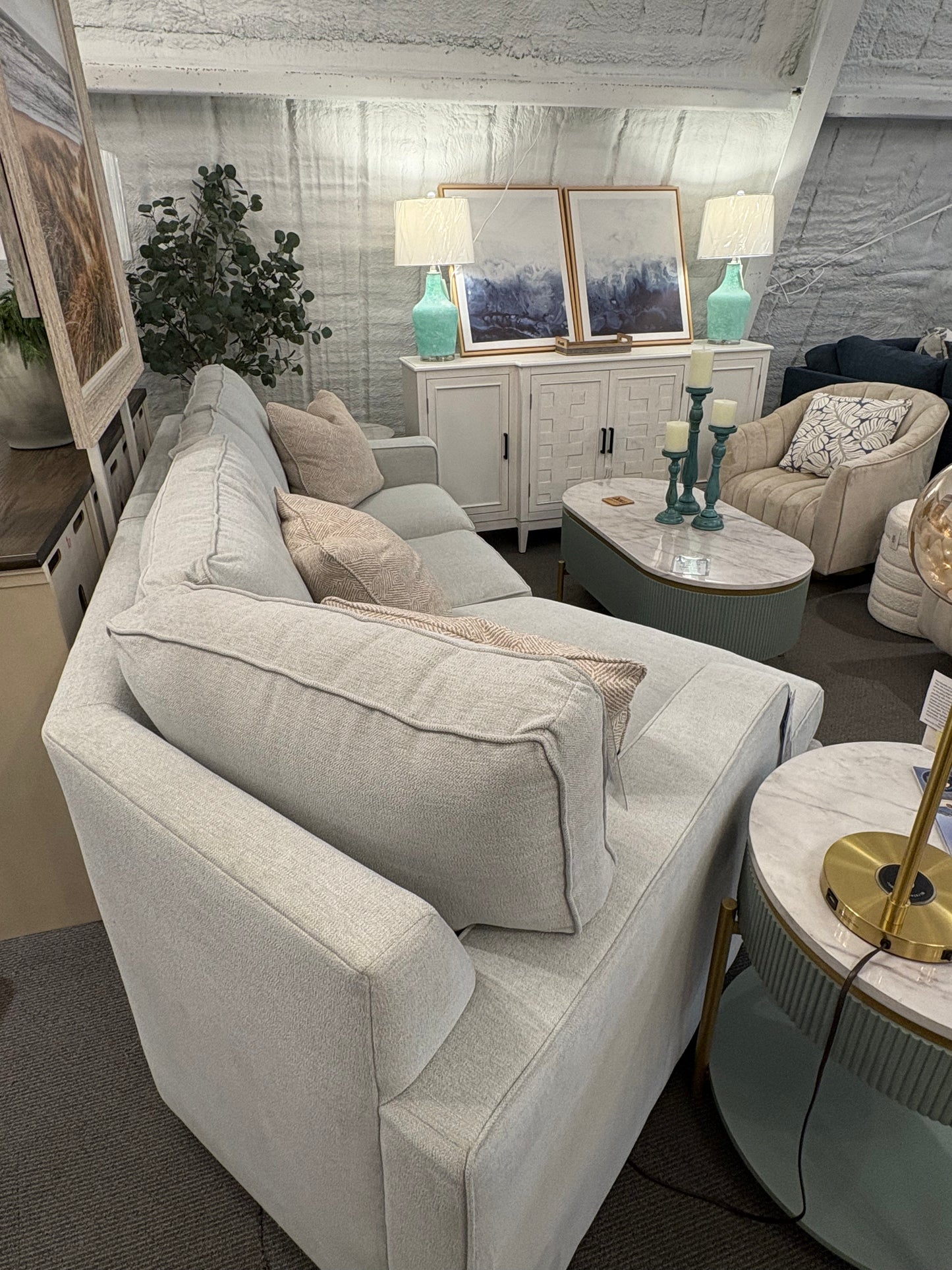 Izzy Loveseat with Cuddler