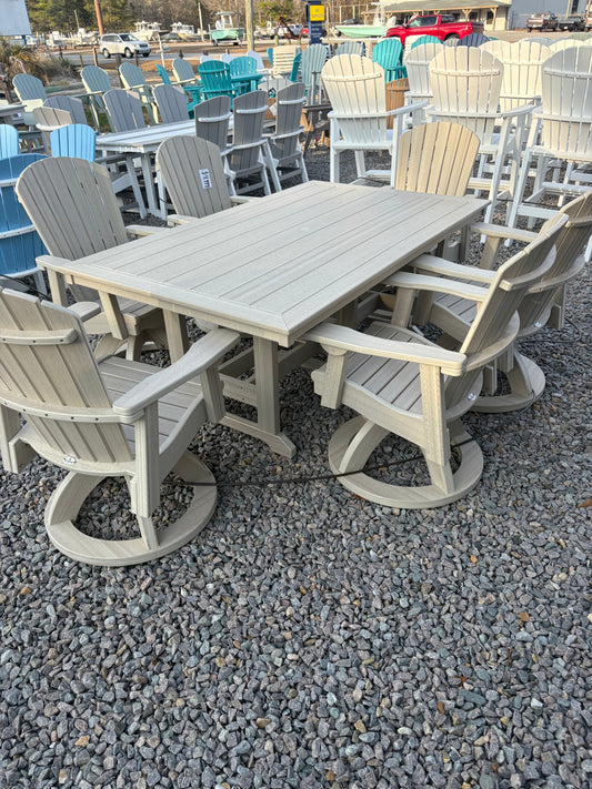 BD 6 Top w/6 Supreme Swivel Chairs