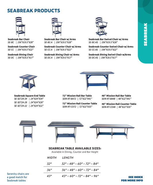 Beaver Dam Seabreak Collection