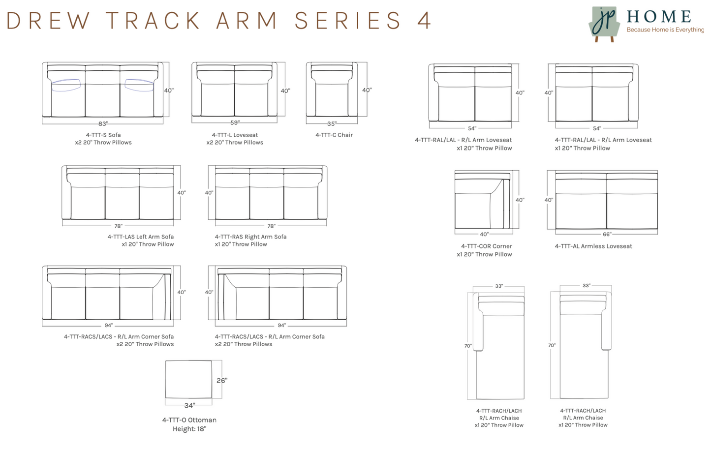 Drew Track Arm Series