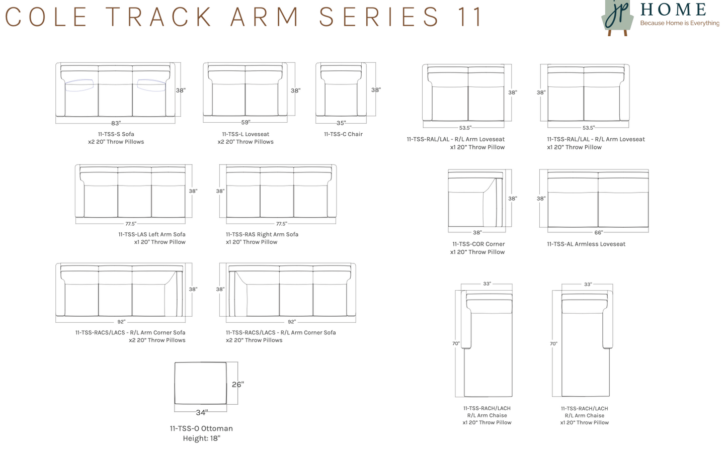 Cole Track Arm Series
