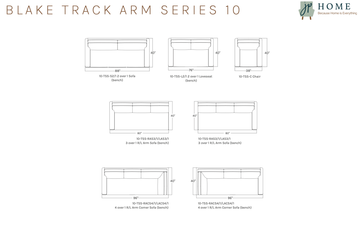 Blake Track Arm Series