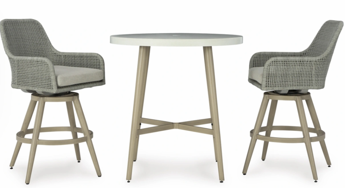 Seton Creek 3 Piece Outdoor Bar Set