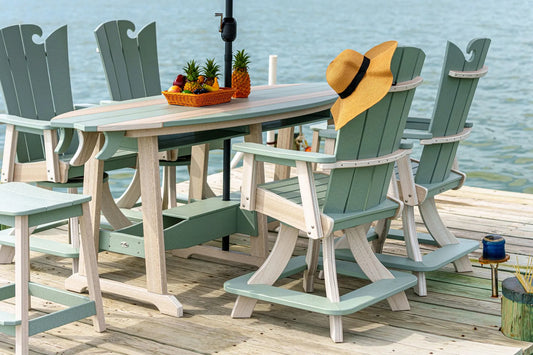 Beaver Dam CUSTOM 8' Surf Aira Table Wood Grain Color