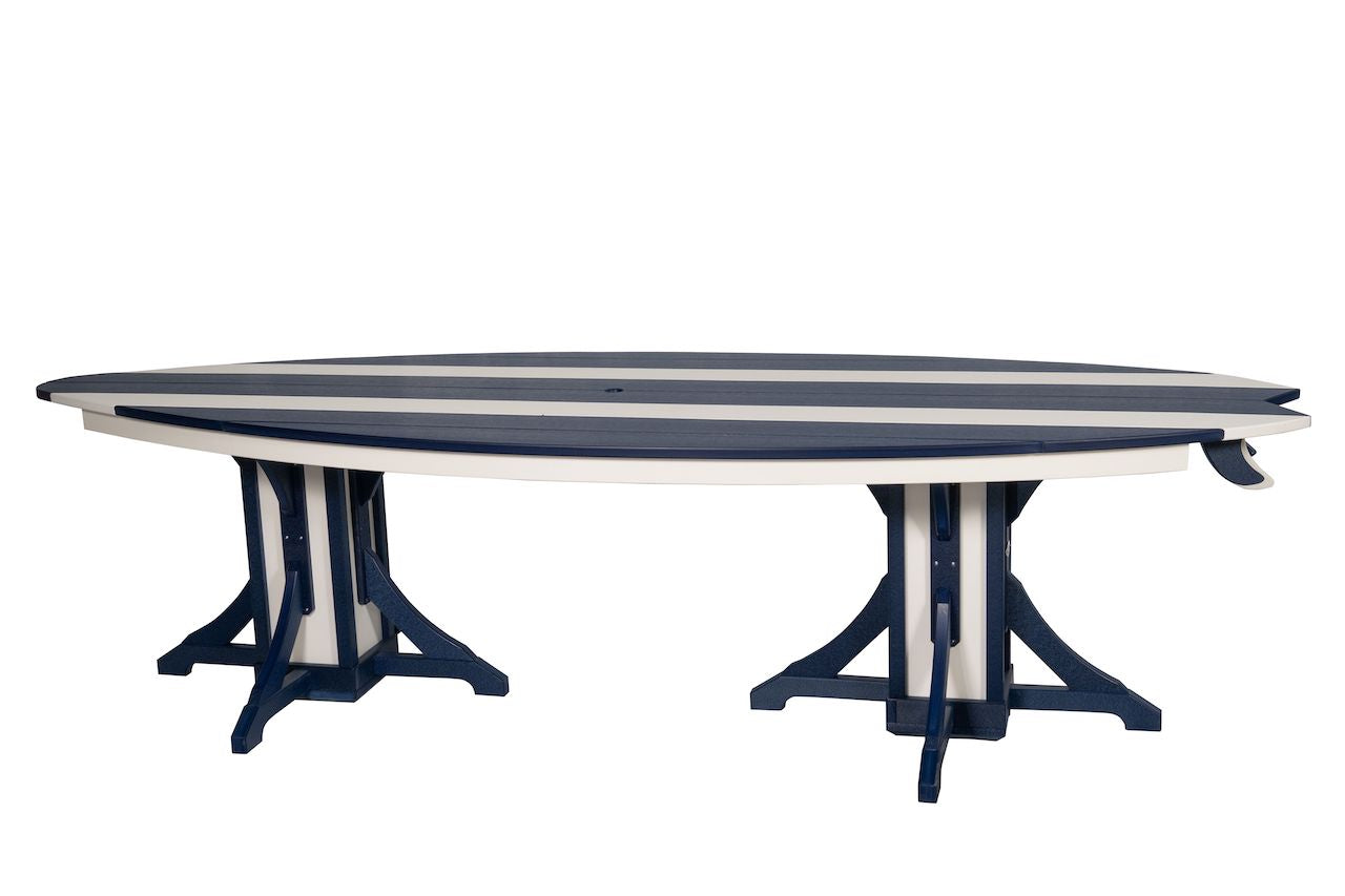 Beaver Dam 10' Surf-Aira Table w/ 8 OceanWavz Chairs
