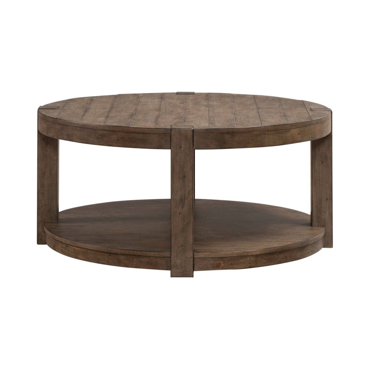 Broadmore - Round Cocktail Table - Brown