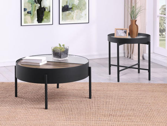 Ozella - Round Coffee Table Set