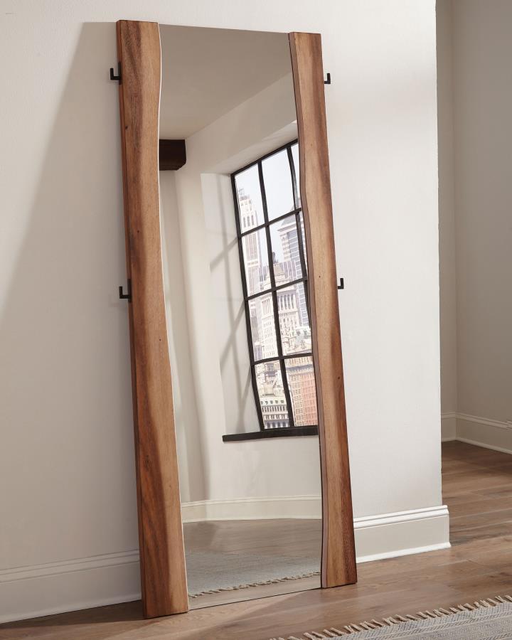 Winslow - Standing Floor Mirror - Smokey Walnut