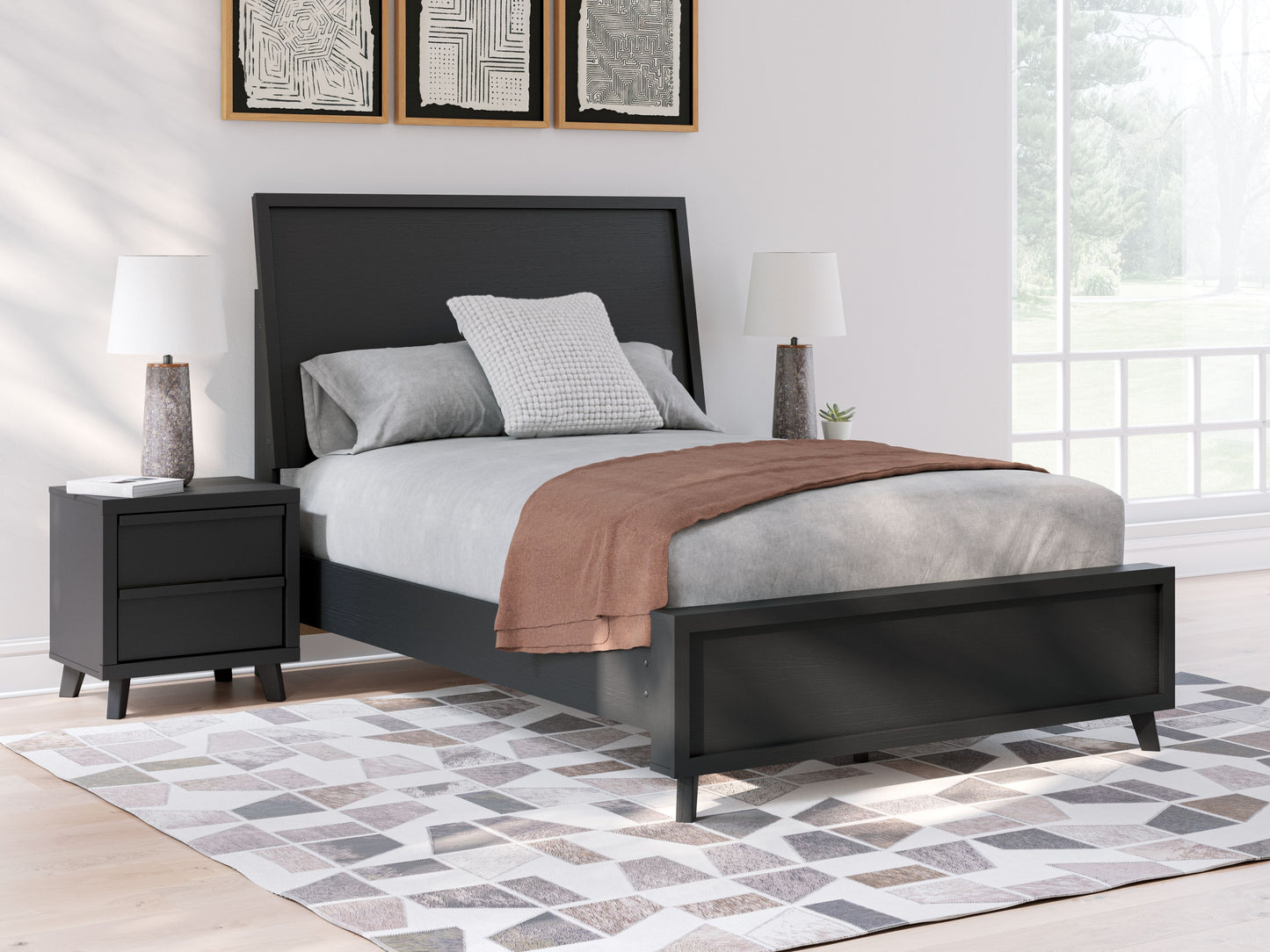 Danziar - Panel Bed