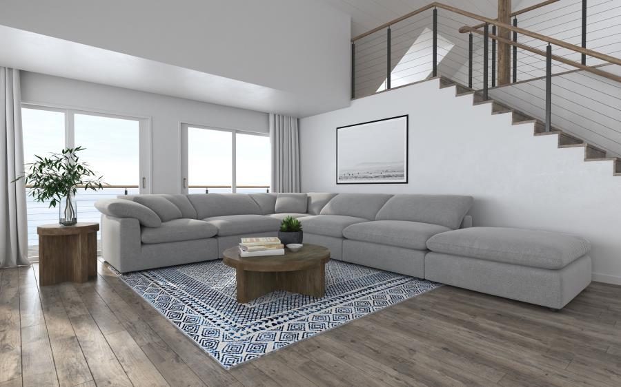 Raleigh - Boucle Upholstered Modular Sectional