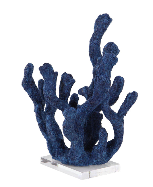 Coastal Blue Polystone Sculpture