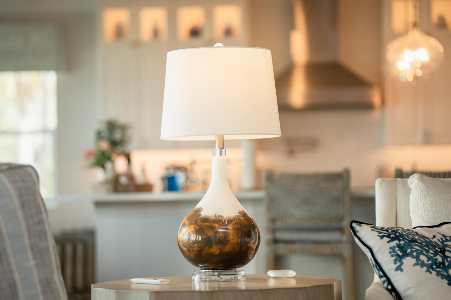 Penny Glass Table Lamps