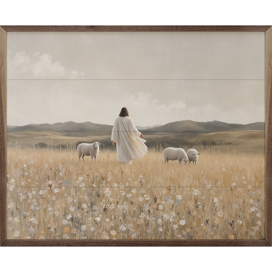 Jesus In The Spring: 20x16