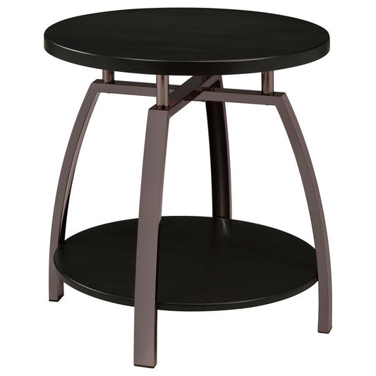 Dacre - Round Engineered Wood Top Table