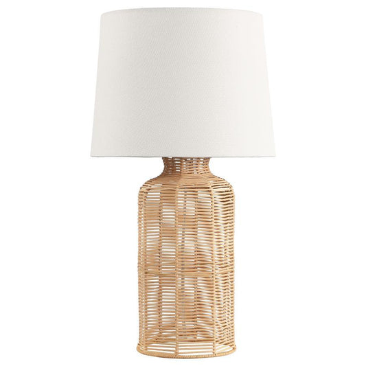 Nairobi - Empire Shade Handwoven Rattan Table Lamp - Natural