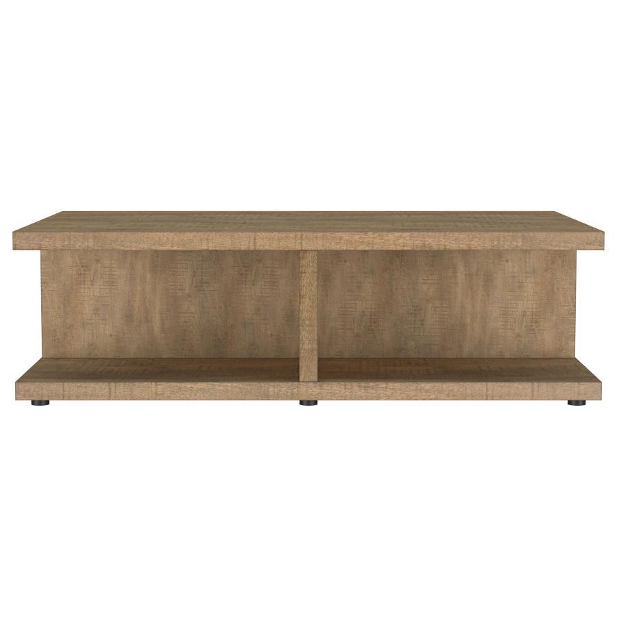 Cortona - Square Engineered Wood Cocktail Coffee Table - Mango