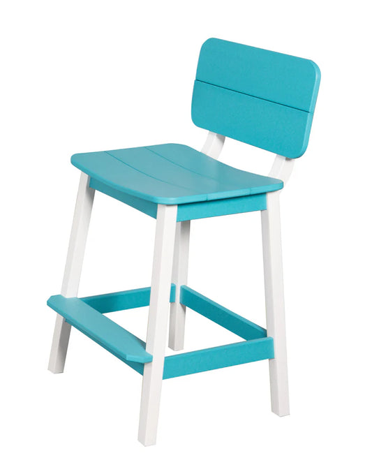 Beaver Dam Saddle Stool w/Back