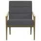 Kirra - Upholstered Metal Arm Accent Chair