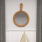 Coastal Brown Jute Rope Wall Mirror