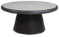Bracken - French Black - Round Cocktail Table