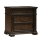 Provence Park - Nightstand With Charging Station - Brown